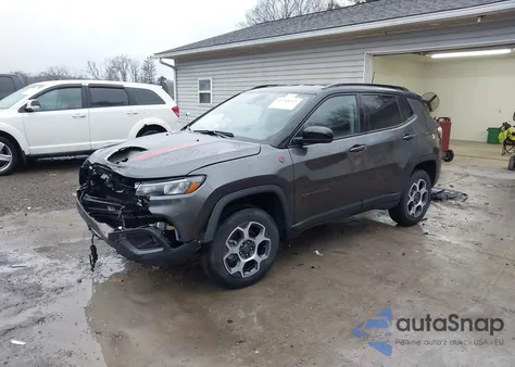 2022 Jeep Compass Trailhawk 4X4 из США, поврежденный, VIN 3C4NJDDB4NT208978